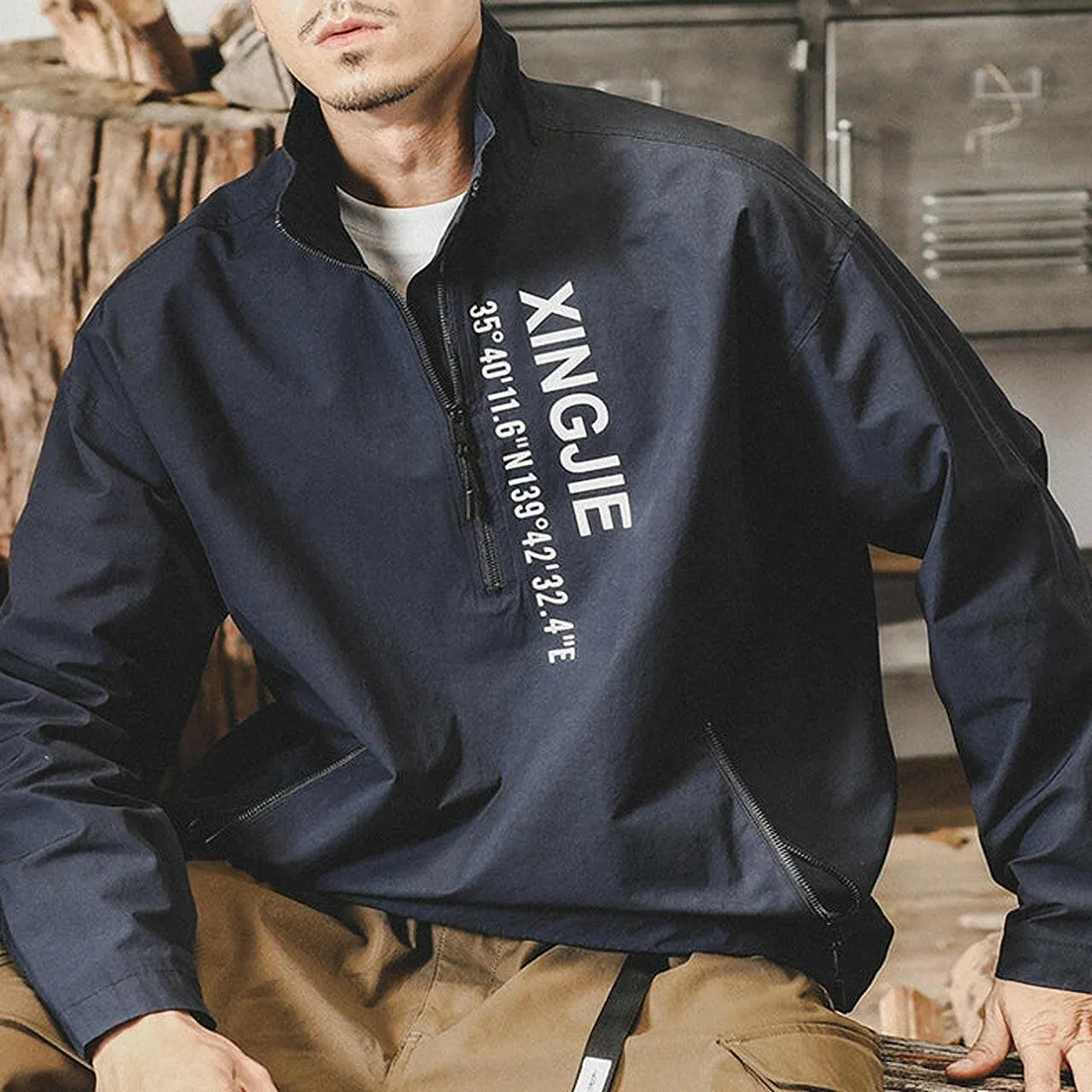 Half Zip Outdoor pullover P0304