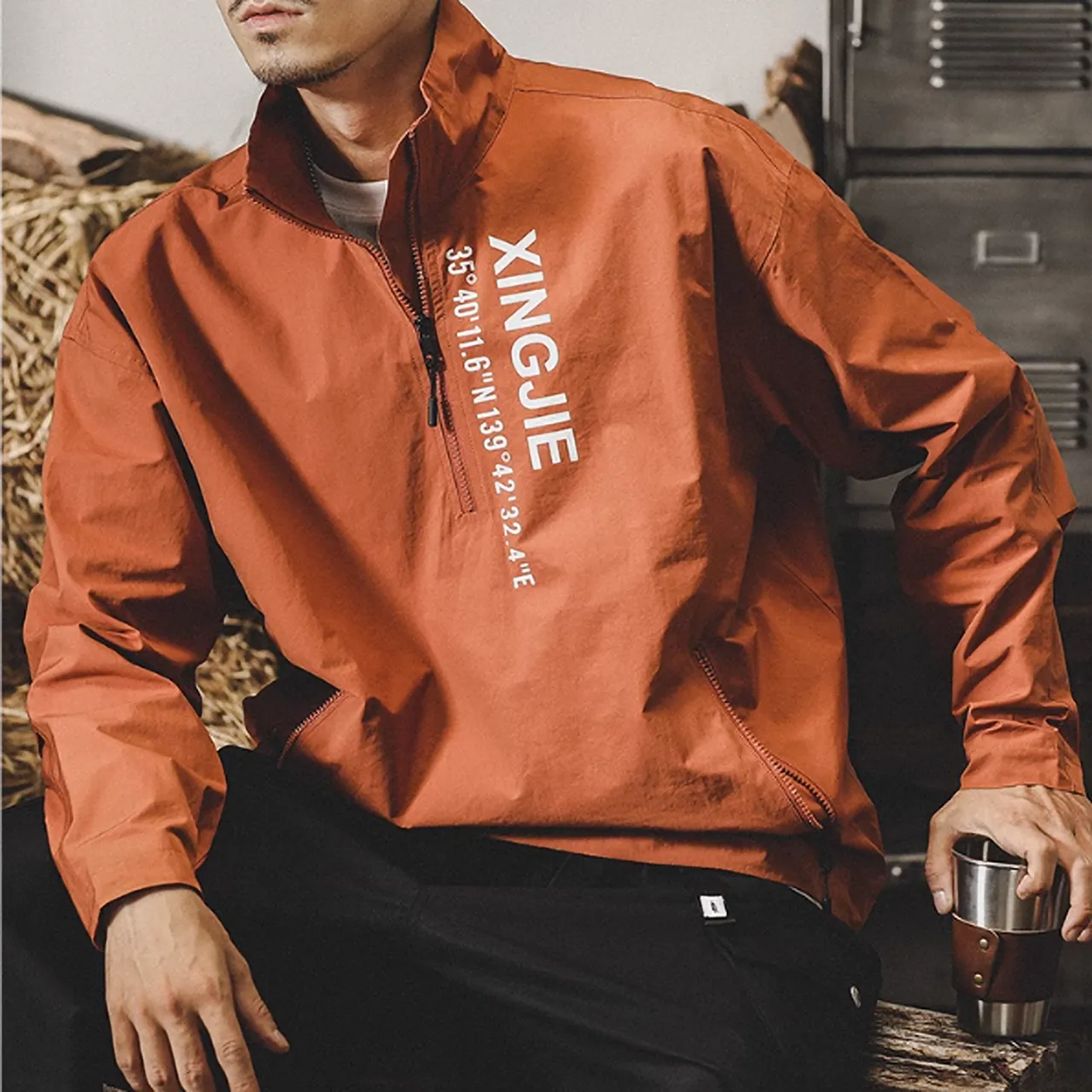 Half Zip Outdoor pullover P0304