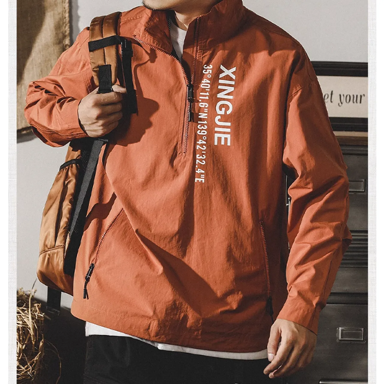 Half Zip Outdoor pullover P0304