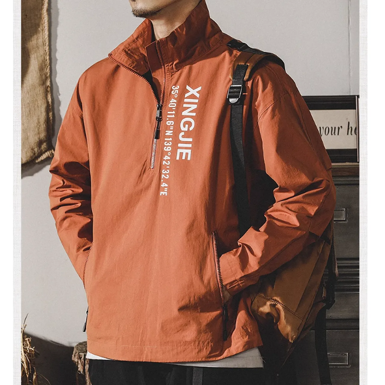 Half Zip Outdoor pullover P0304