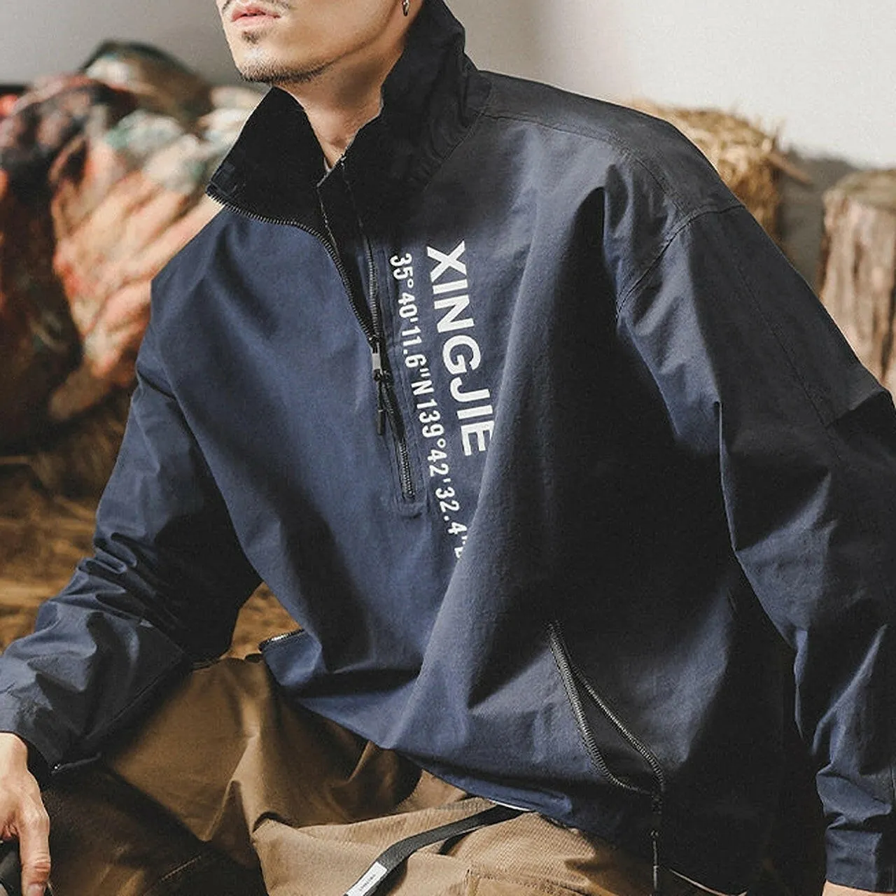 Half Zip Outdoor pullover P0304
