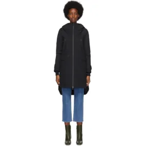 Herno Black Down Gore-TexÃ‚Â® Hooded Coat
