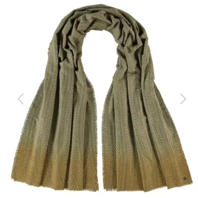 Herringbone Ombre Print Wrap- Forest