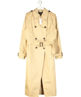 Karen Millen Beige Tailored Cotton Multiway Trench Coat UK 12
