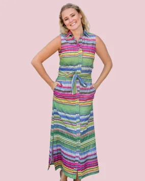 KATE STRIPED MAXI DRESS