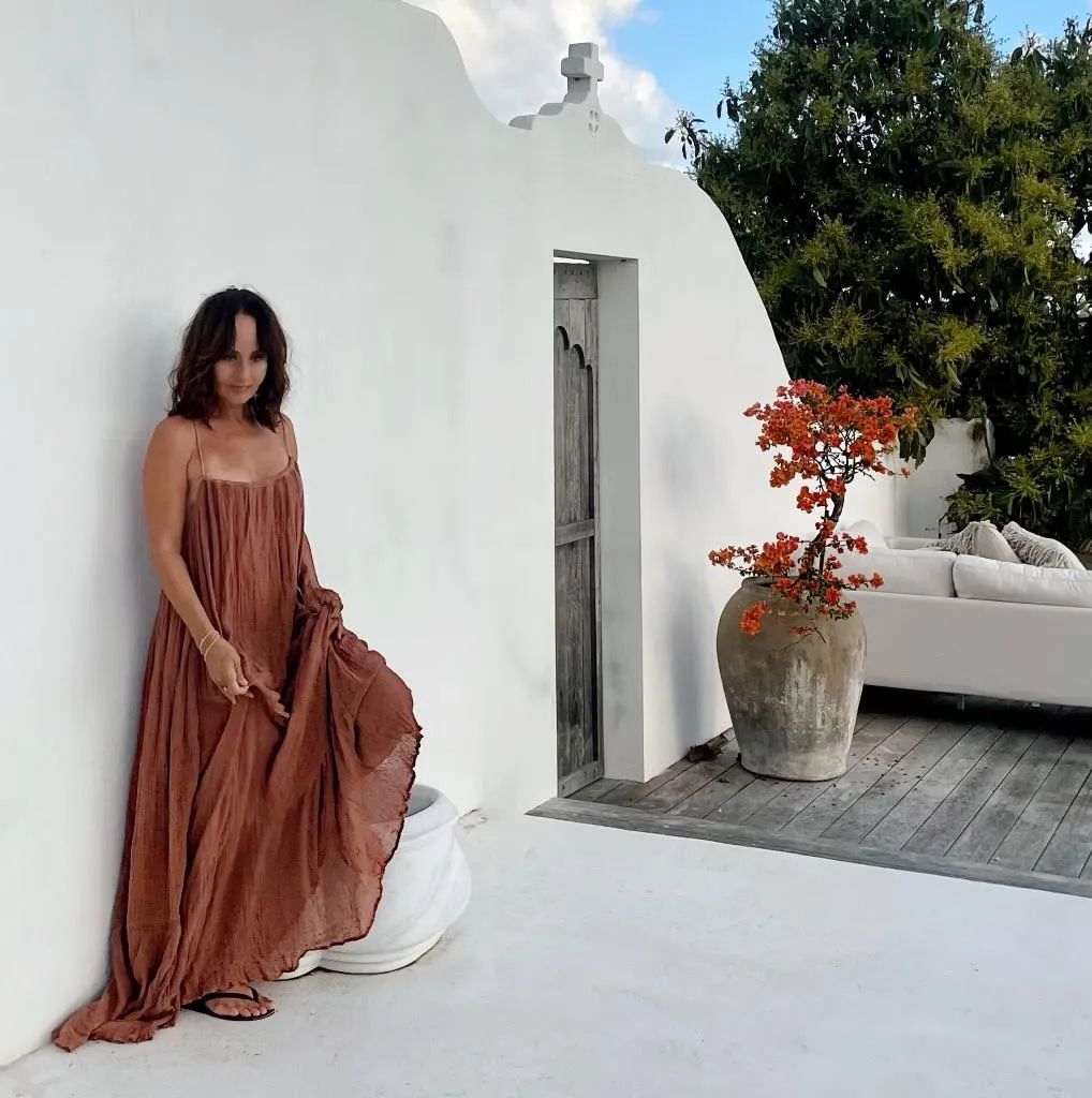 Krishna Maxi Dress - Rust