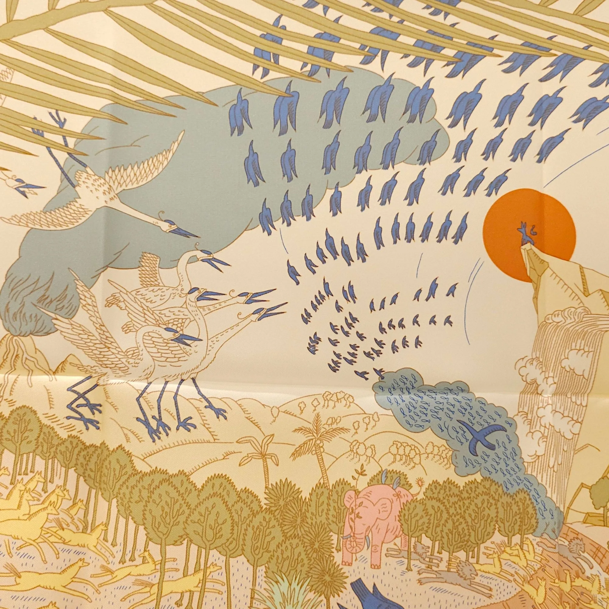 Le Carnaval Des Animaux 90 Pink Scarf