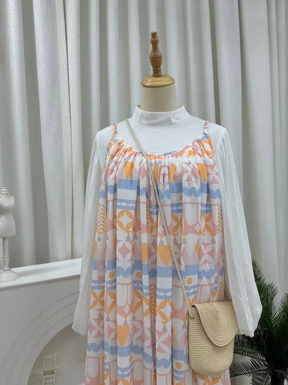 Lisa Slip On Dress - Geometry Edit