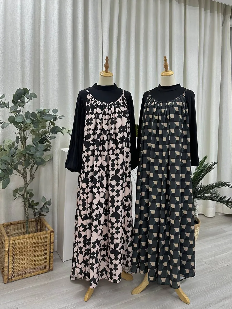 Lisa Slip On Dress - Geometry Edit