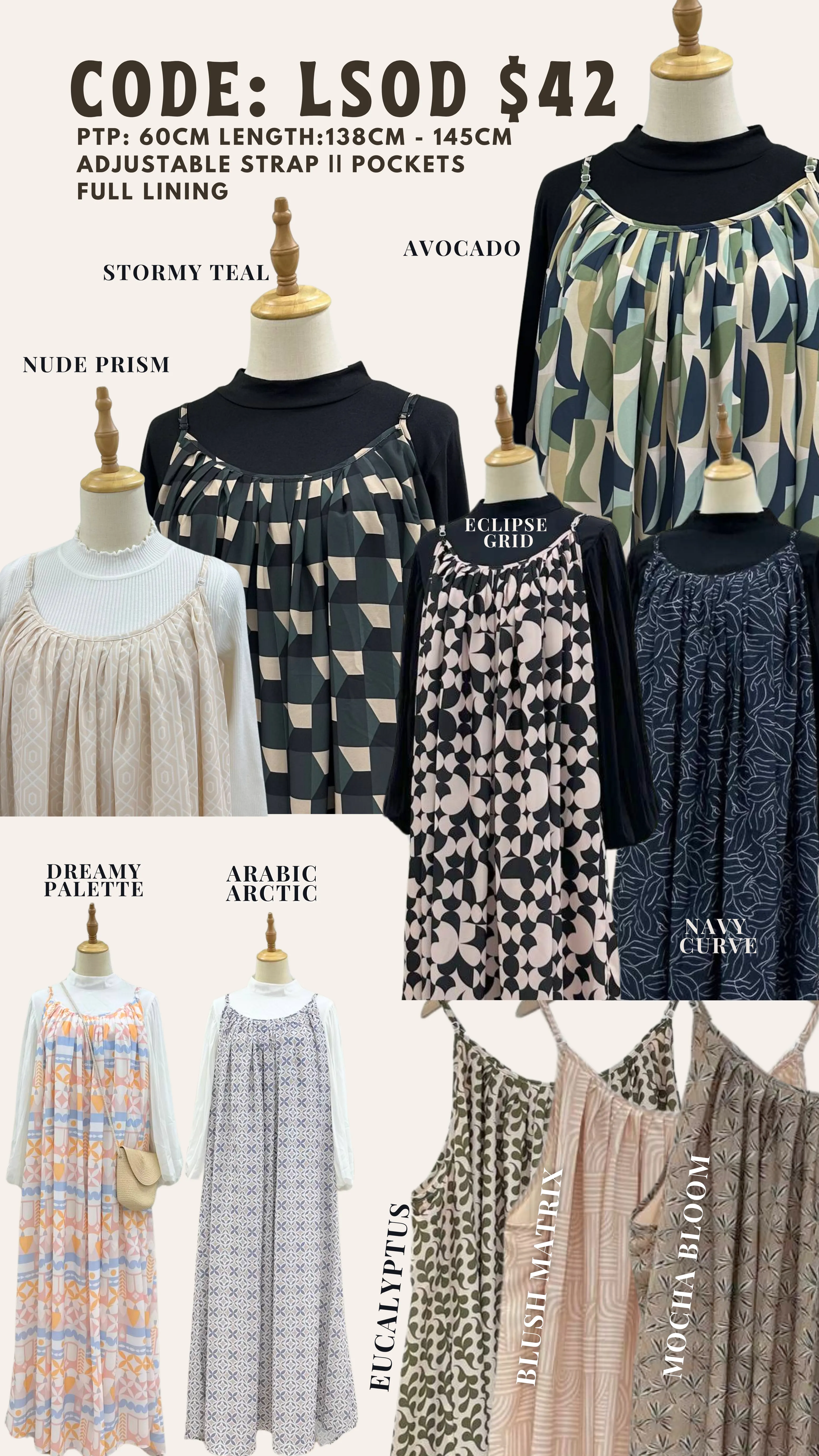 Lisa Slip On Dress - Geometry Edit