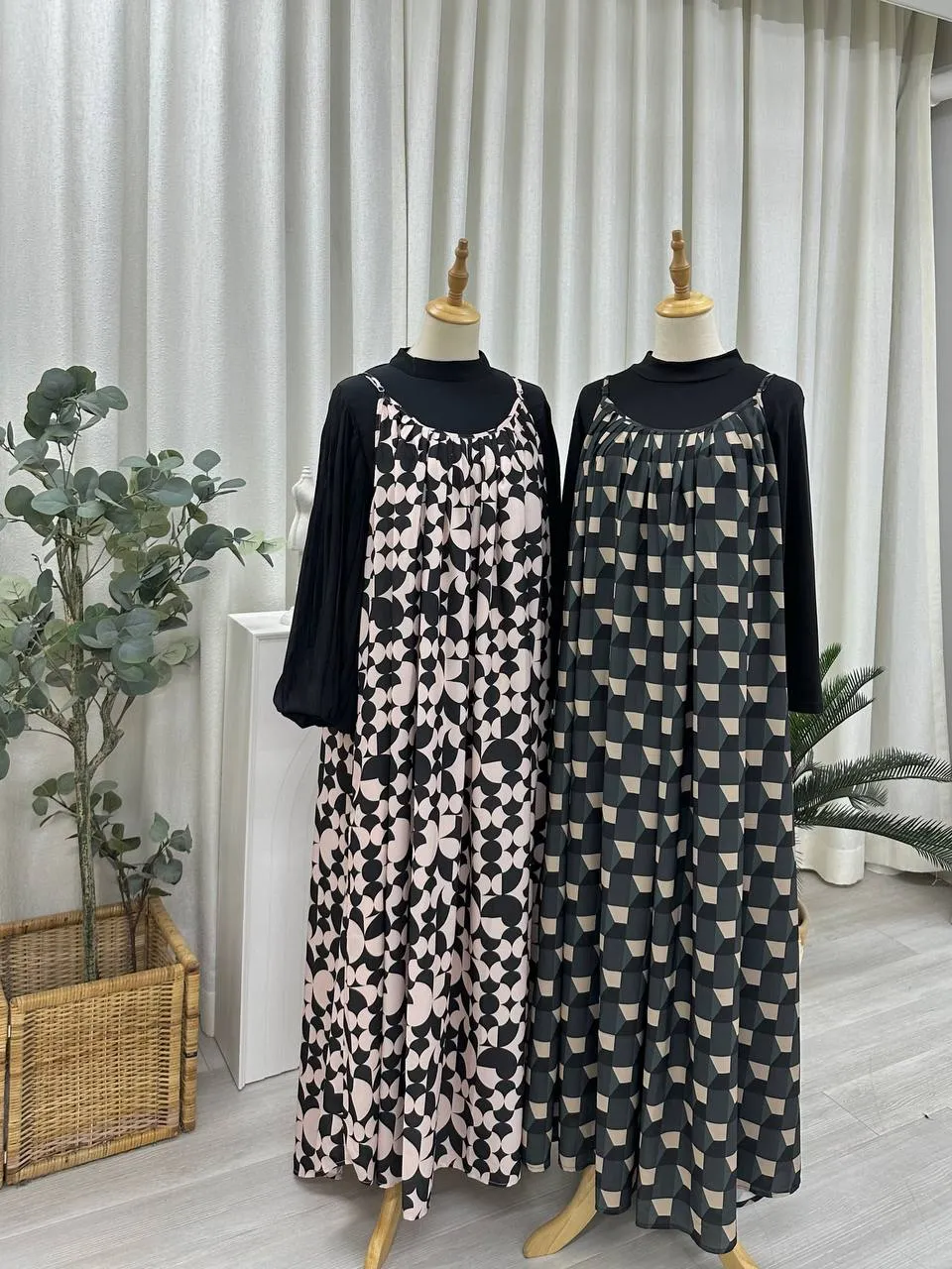 Lisa Slip On Dress - Geometry Edit