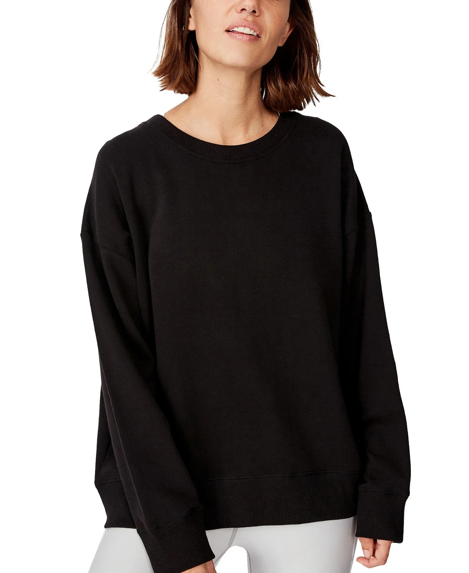 Long Sleeve Fleece Crew Sweatshirt