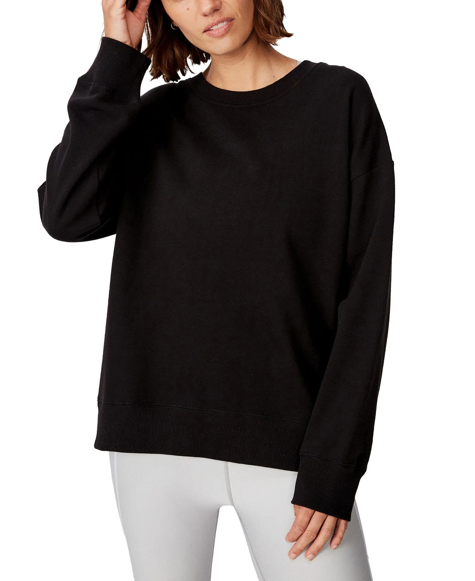 Long Sleeve Fleece Crew Sweatshirt