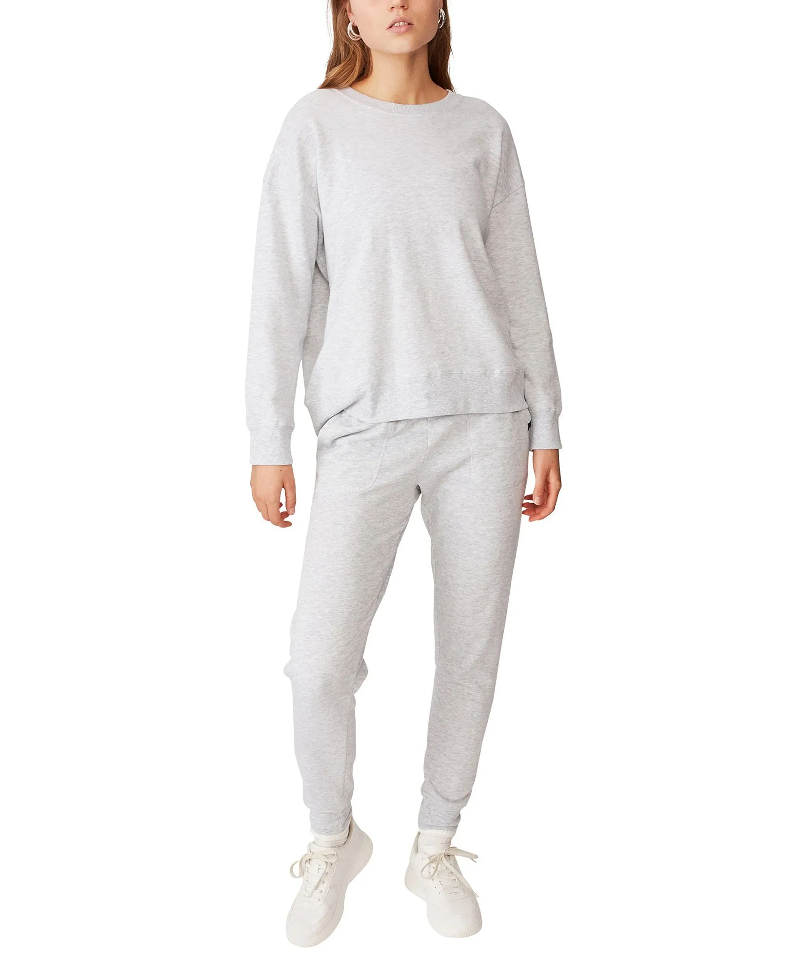 Long Sleeve Fleece Crew Sweatshirt