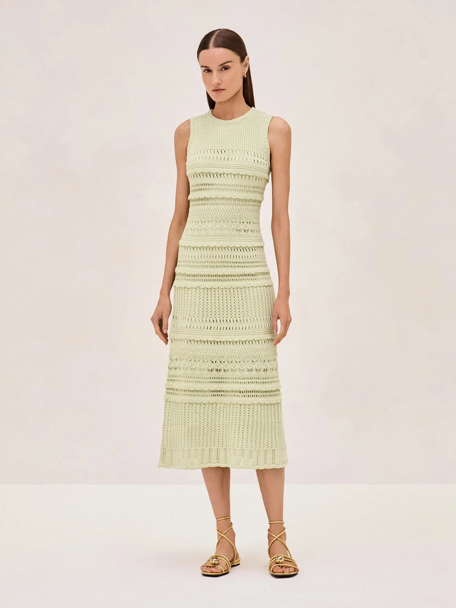 Madie Dress in Mint