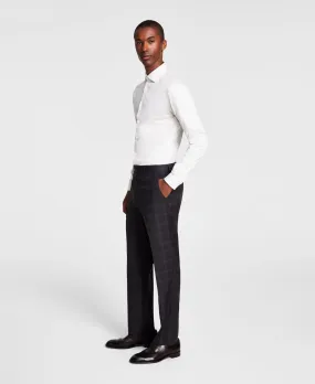 Michael Kors Mens Classic fit Dress Pants 38 / 34 Charcoal Grey Plaid