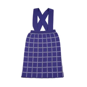 Midi Pencil Grid Indigo