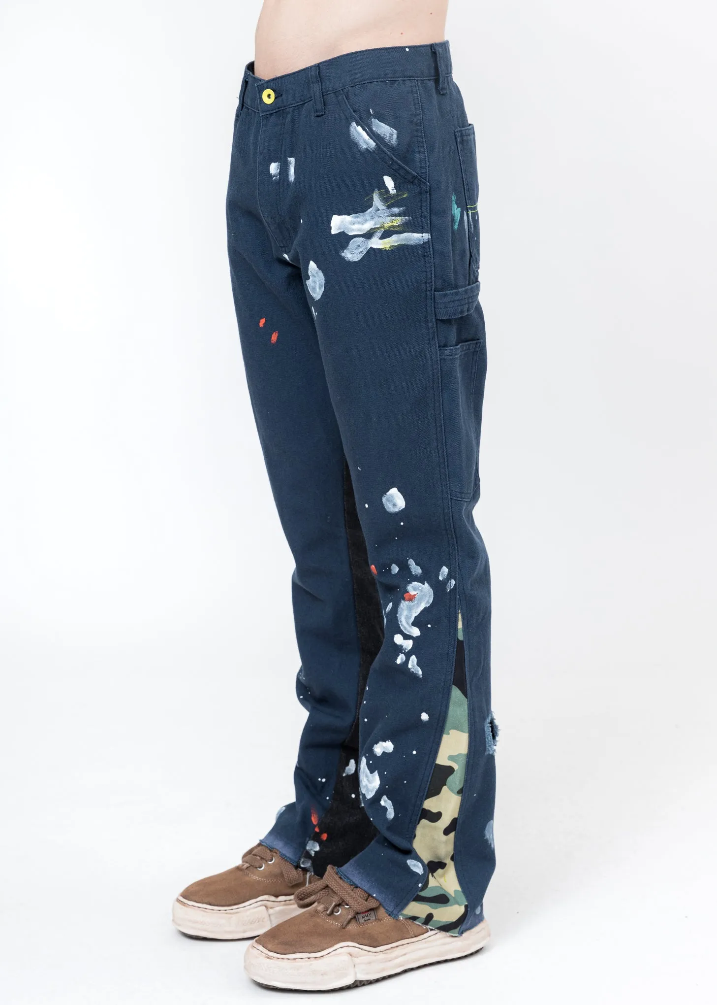 Navy Patchwork Jeans