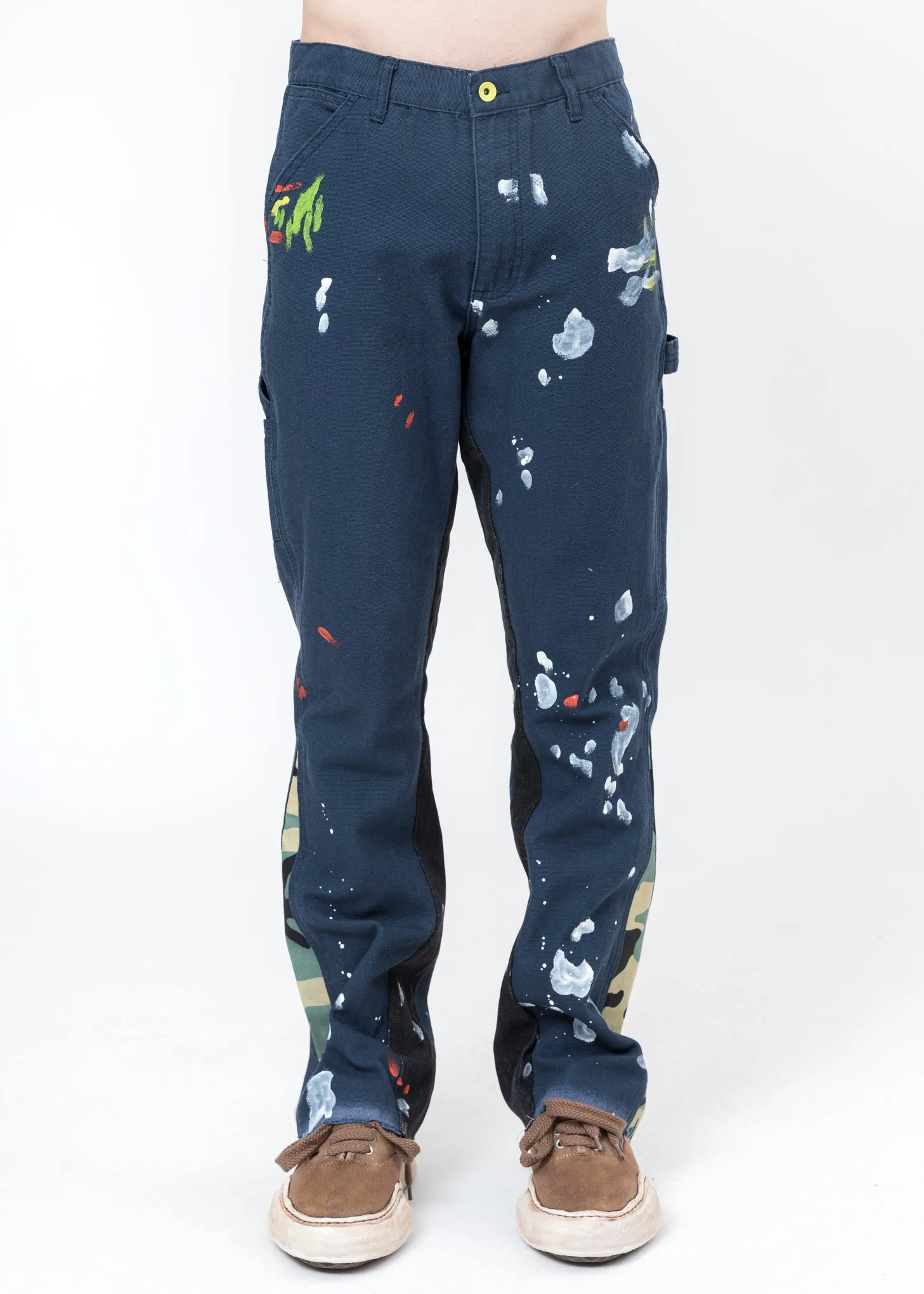 Navy Patchwork Jeans