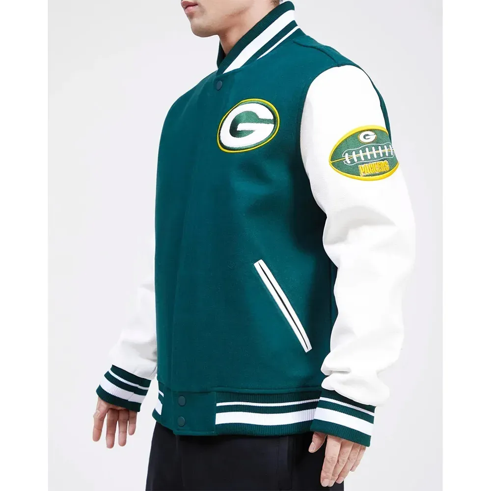 NFL Green Bay Packers Varsity Jacket Men and Women