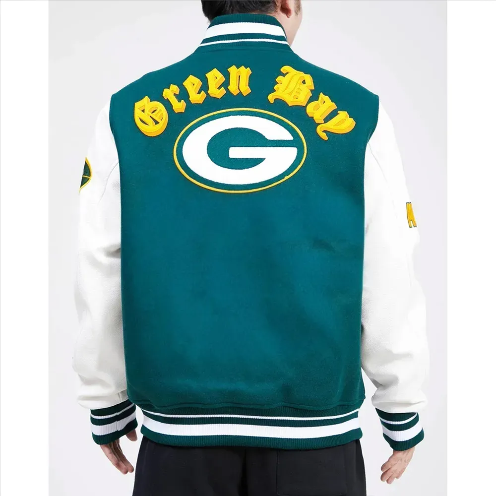 NFL Green Bay Packers Varsity Jacket Men and Women