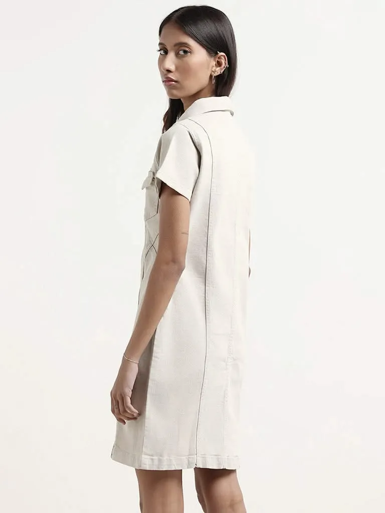 Nuon Ivory Denim Dress