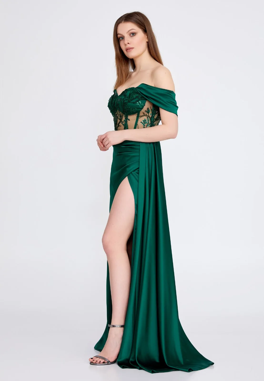 Off Shoulder Corset Dress