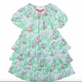 Paper Wings Infant Girls Bo Peep Puff Sleeve Dress