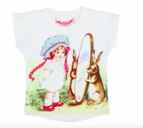 Paper Wings Infant Girls In The Mirror Shirt