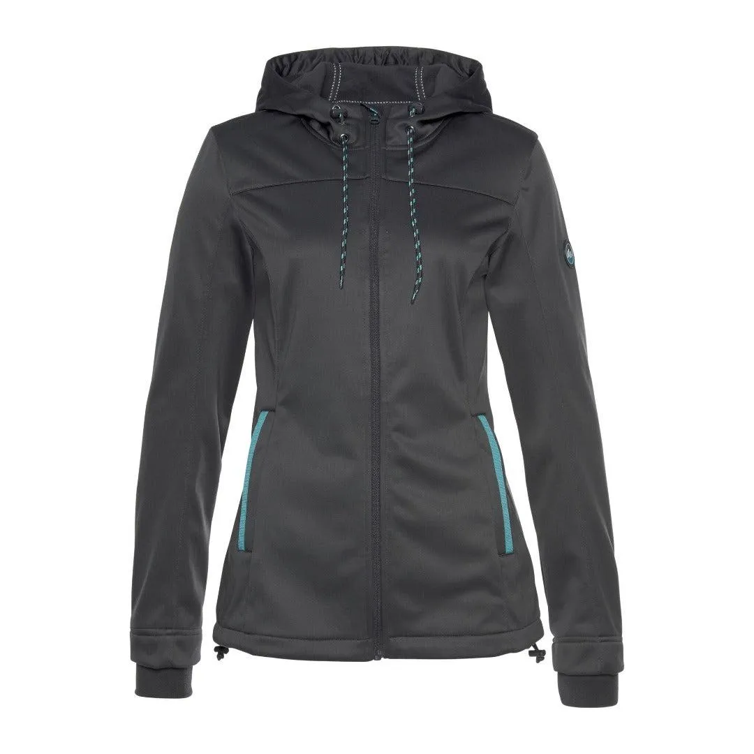 Polarino Softshell Jacket with Contrasting Details Anthracite UK 20