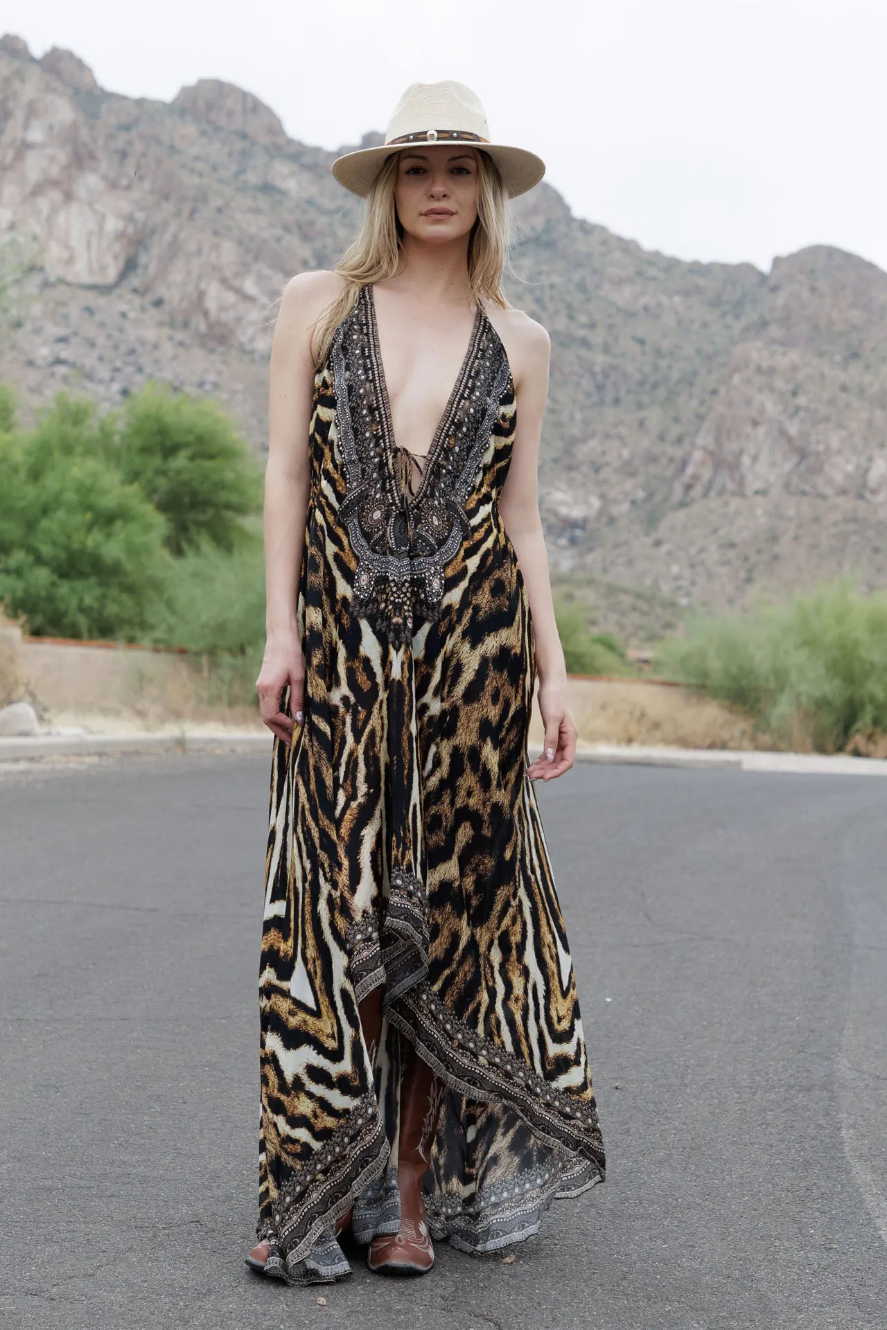 Printed Maxi Dress