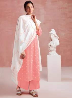 Pure Cotton Premium Unstitched Suit Dress Material for Women