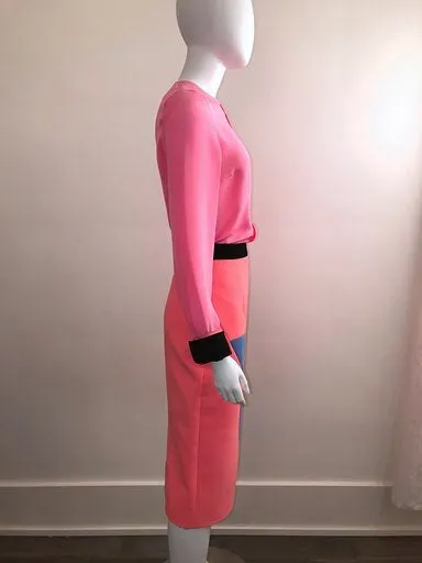 Roksanda 2-Tone Pink Skirt Set