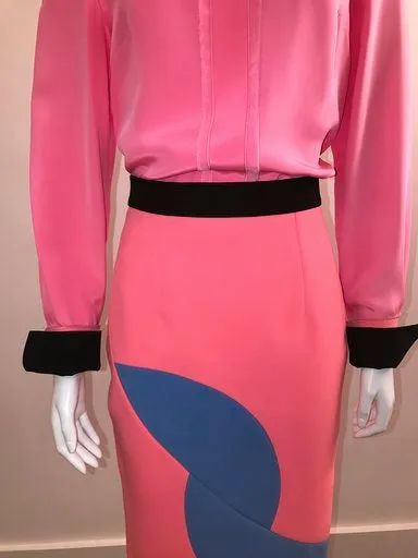 Roksanda 2-Tone Pink Skirt Set