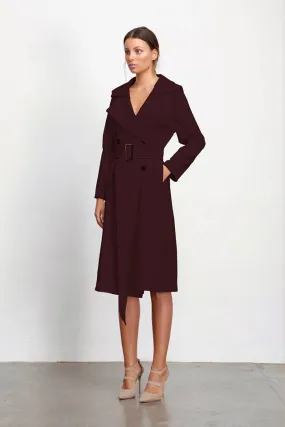 Rosaline Trench Coat With Detachable Sleeves