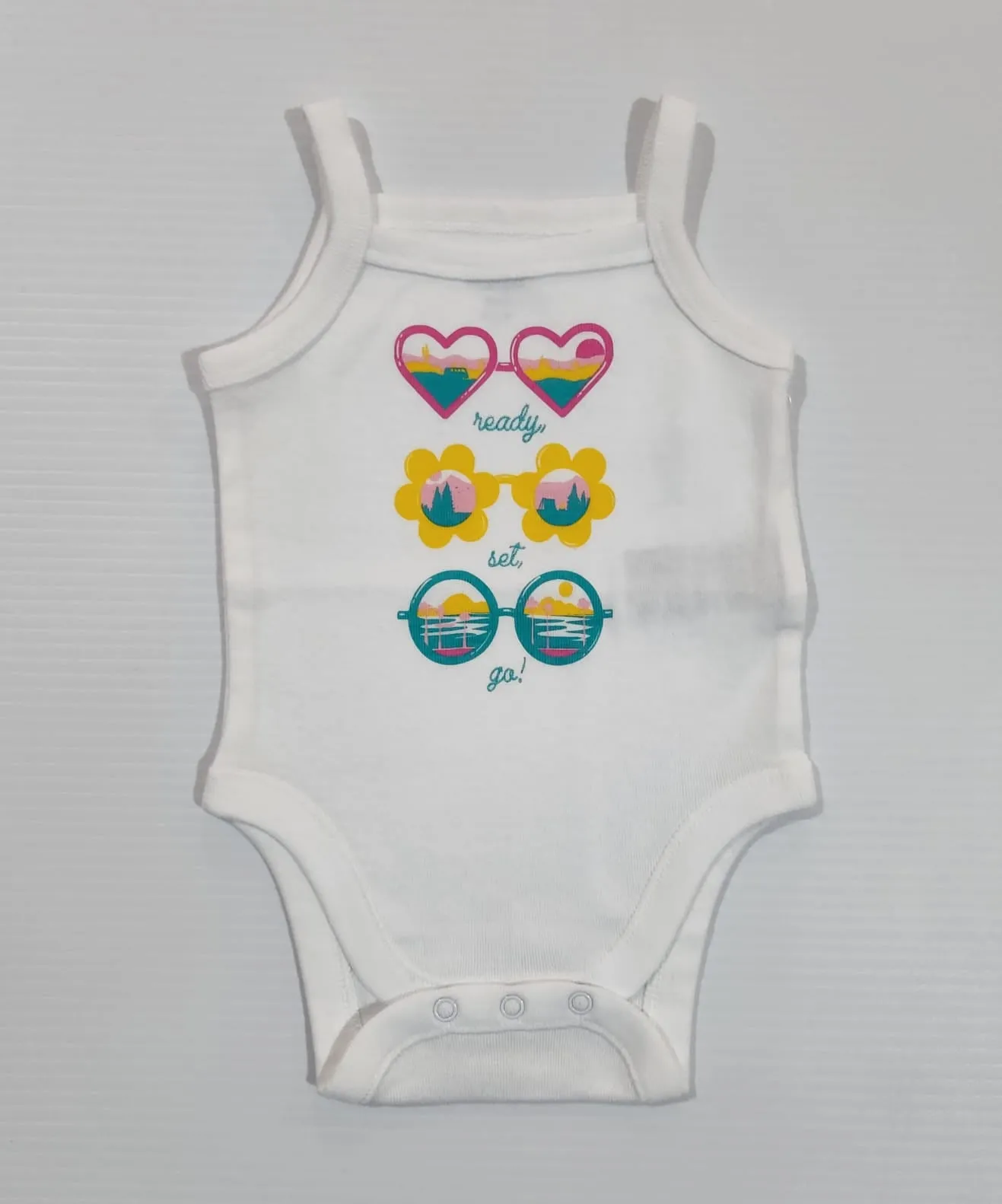 Sleeveless Sunglasses Bodysuit