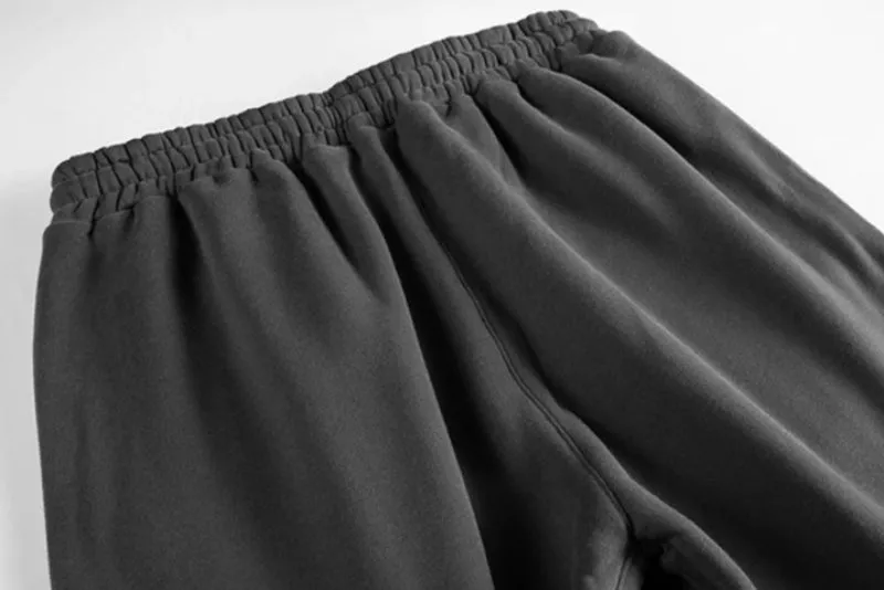 Solid Color Knit Patchwork Sweat Joggers 2.0