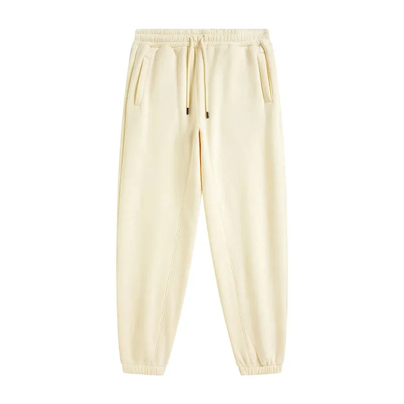 Solid Color Knit Patchwork Sweat Joggers 2.0