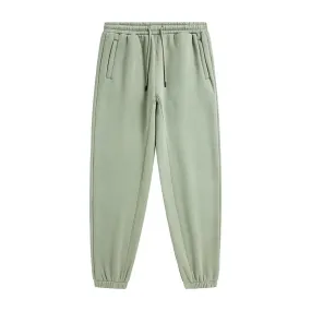 Solid Color Knit Patchwork Sweat Joggers 2.0