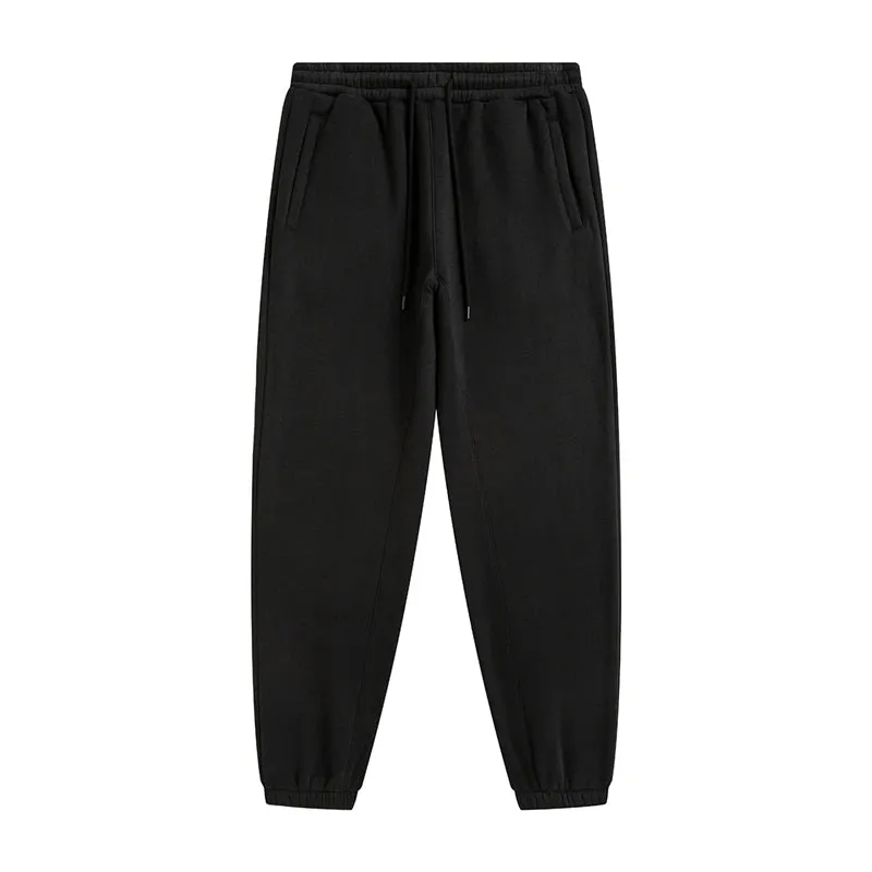 Solid Color Knit Patchwork Sweat Joggers 2.0