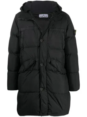 STONE ISLAND Padded Down Coat Black