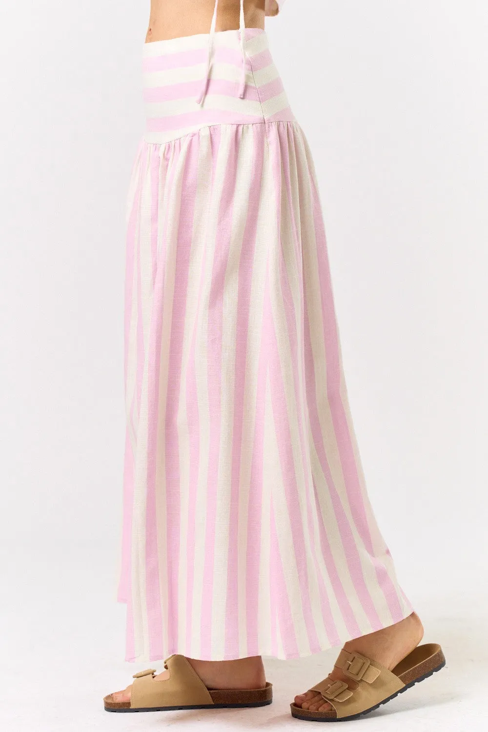 Striped Maxi Skirt