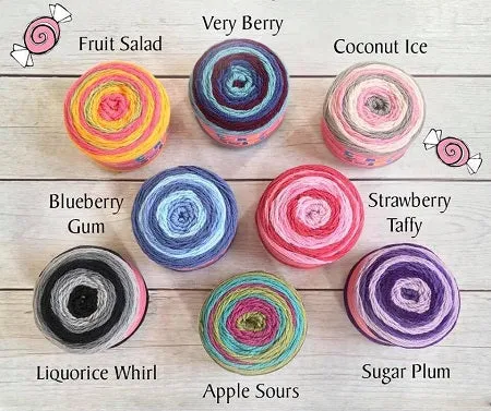 Stylecraft Special Candy Swirl DK Crochet Pattern 9418 - Shawl & Scarf
