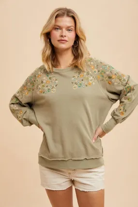 Sweet Escape Embroidered Pullover