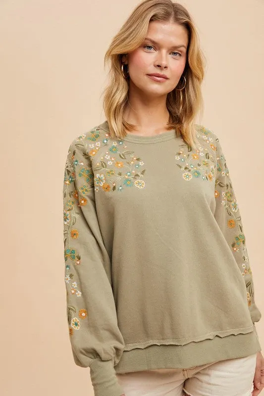 Sweet Escape Embroidered Pullover