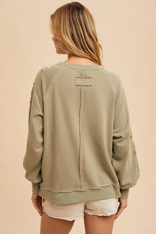 Sweet Escape Embroidered Pullover
