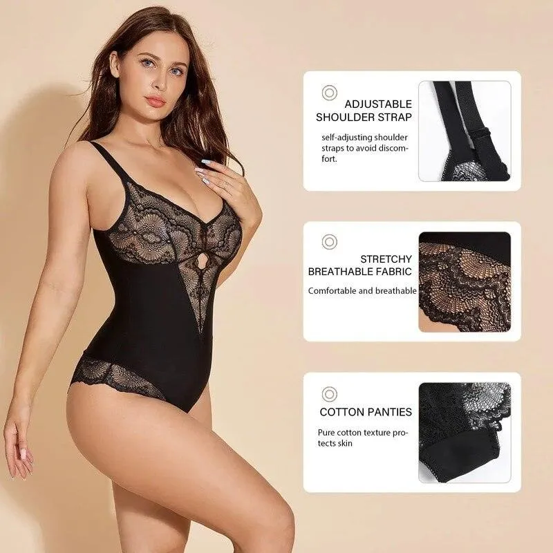 The Sculpting Lace Bodysuit