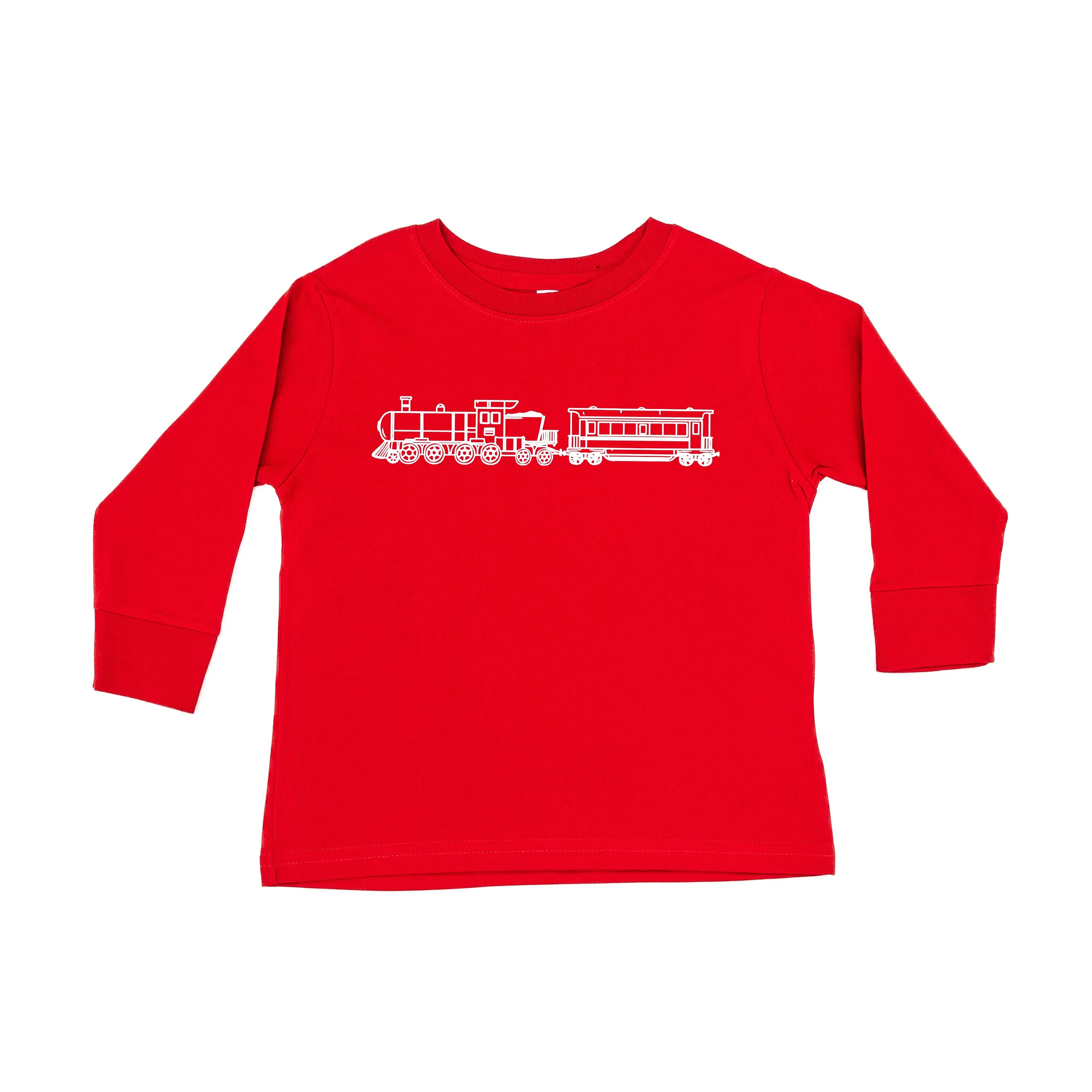 TRAIN - Minimalist Design - Long Sleeve Child Shirt