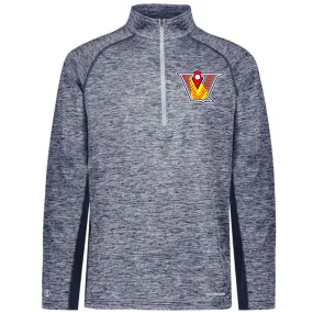 Velo FP - Electrify Coolcore 1.2 Zip Pullover with V Logo - Navy