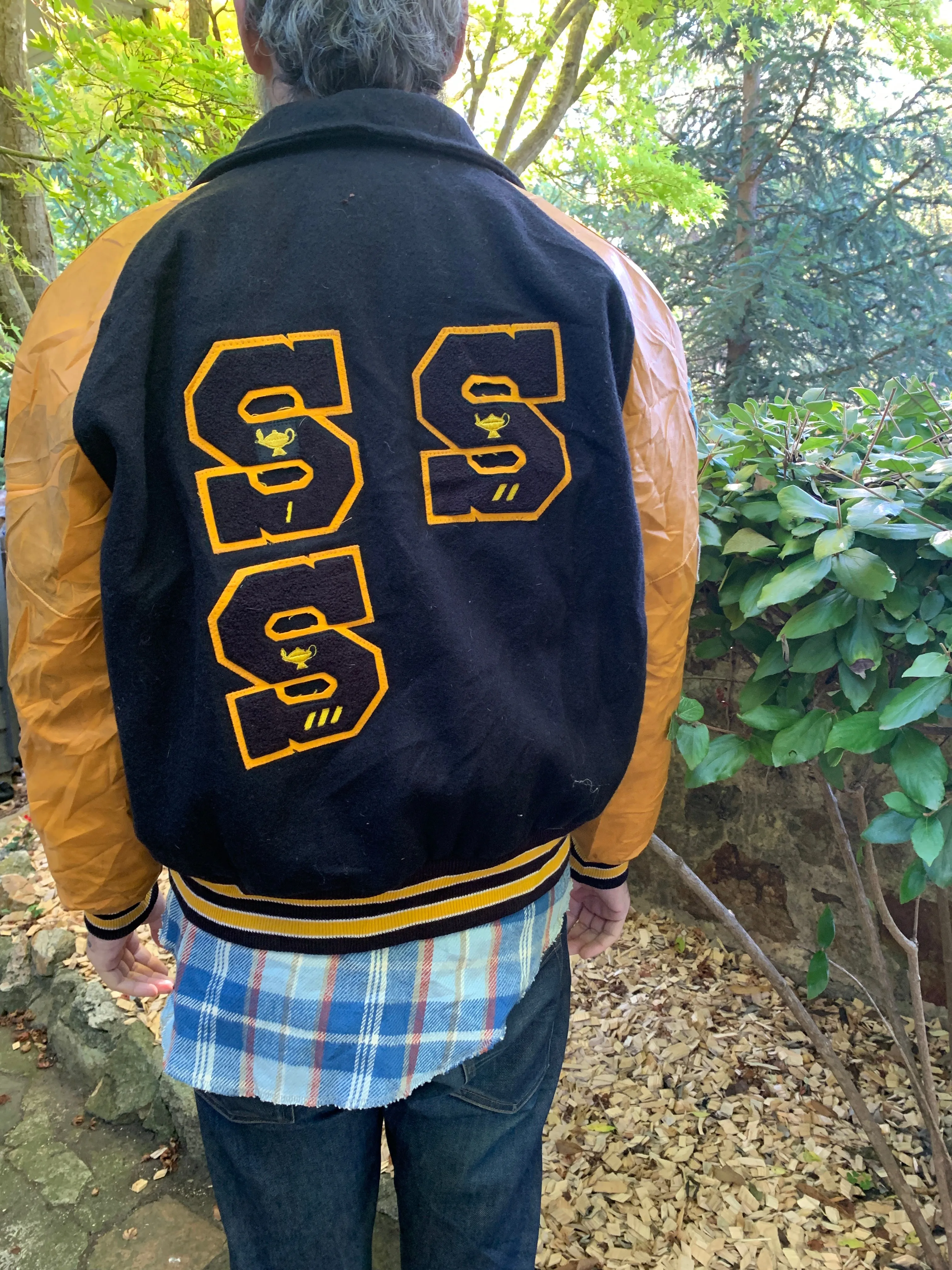 Vintage Texas College Jacket, Circa 1998-2001. XL (Made in USA). FREE POSTAGE